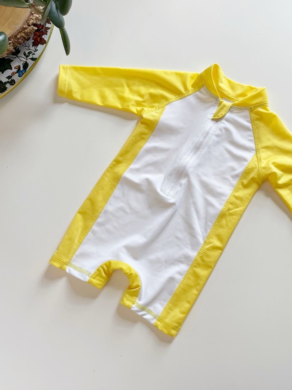 Cuddle Club Yellow Sunsuit Swimsuit UPF 50+ | 6-12m